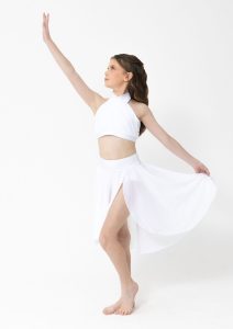 Inspire mesh skirt with Alyssa Crop Lyrical costume