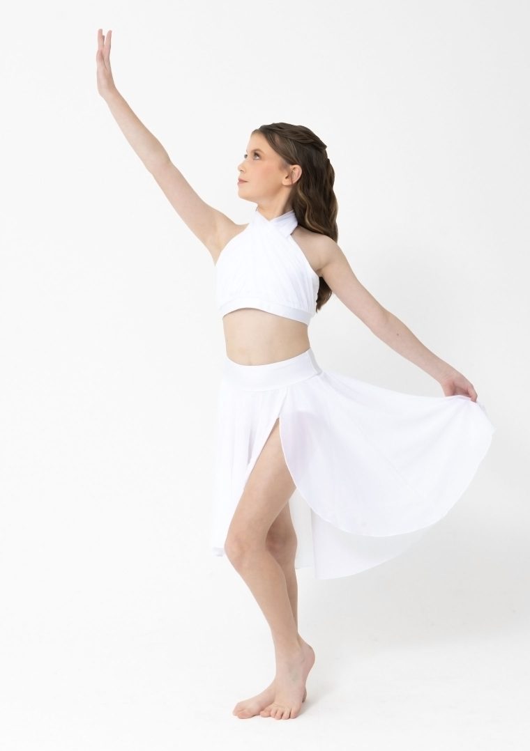 Inspire mesh skirt with Alyssa Crop Lyrical costume