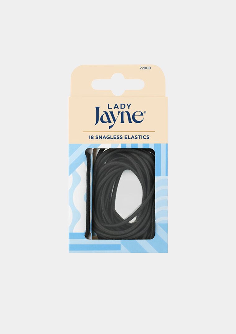 lady jayne snagless elastics in black