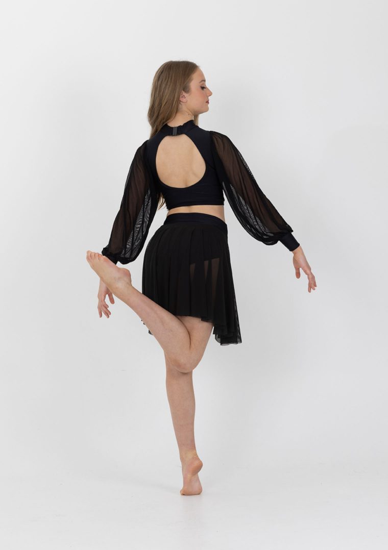 Studio 7 Dancewear | Annabelle Crop Top | Bishop Sleeve Crop | Lyrical