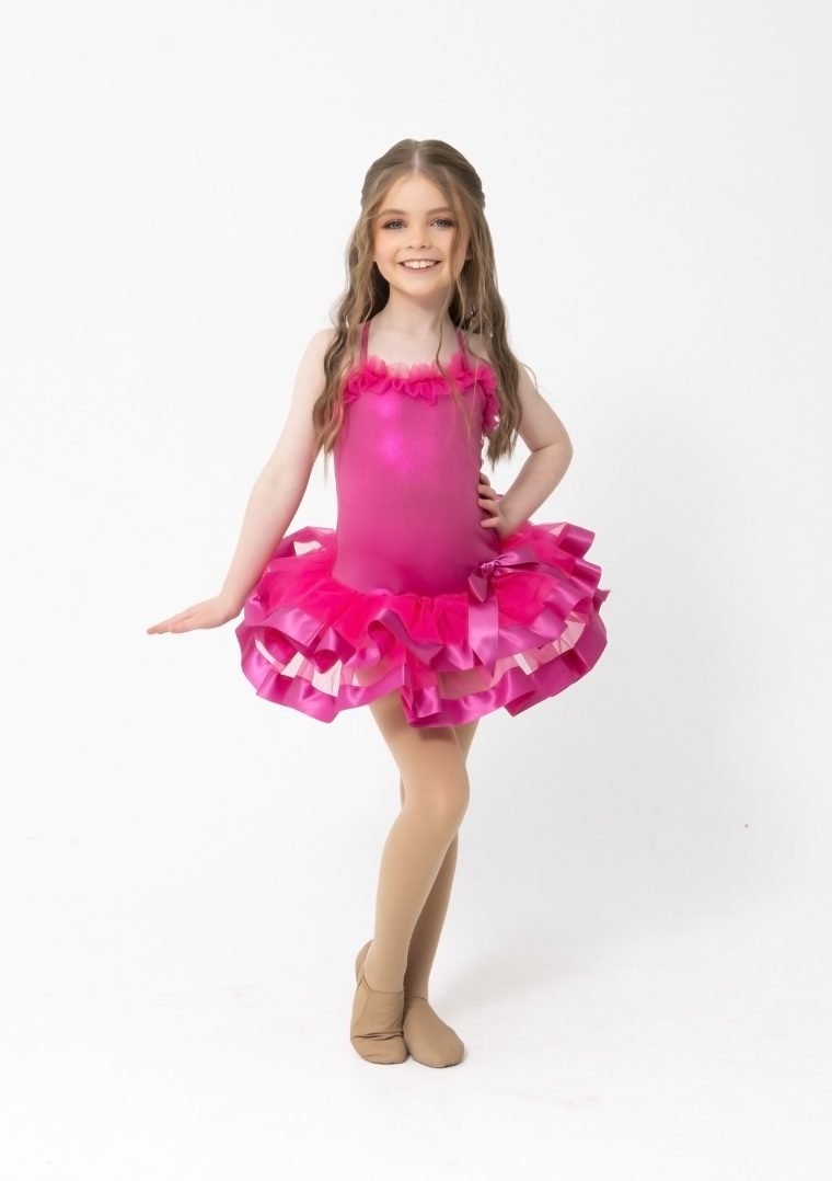 Sylvie Tutu skirt in bright fuchsia jazz costume